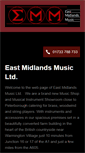 Mobile Screenshot of eastmidlandsmusic.com